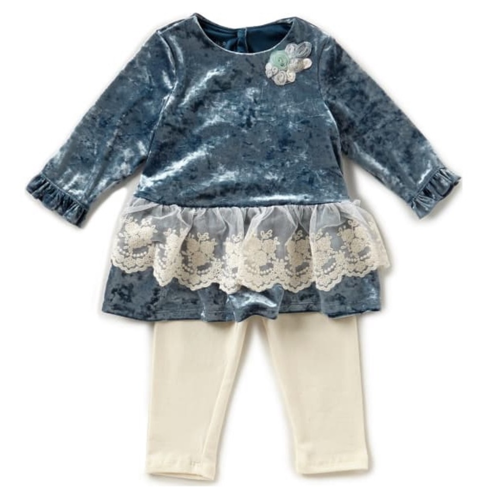 Pippa & Julie velvet set NWT